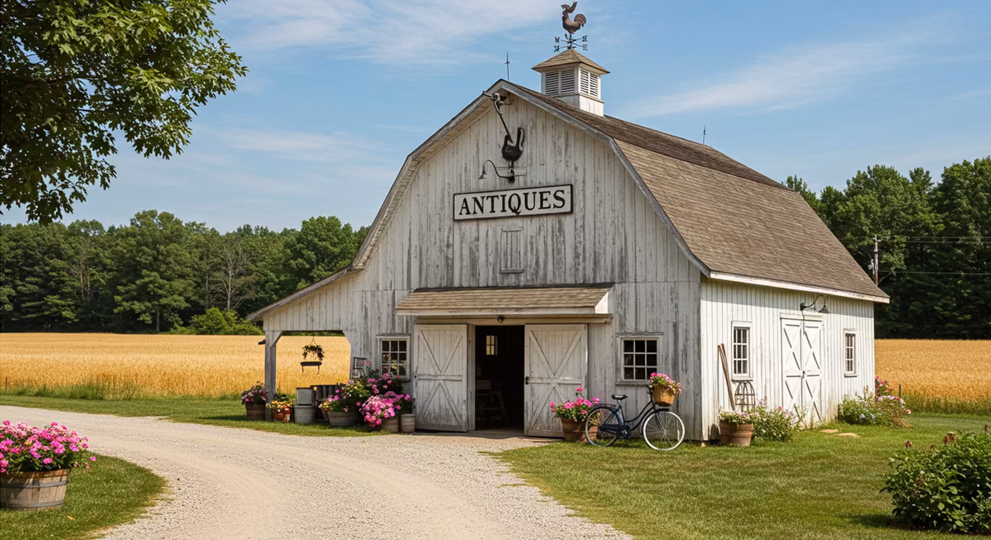 The Antique Shack barn - horizontal view