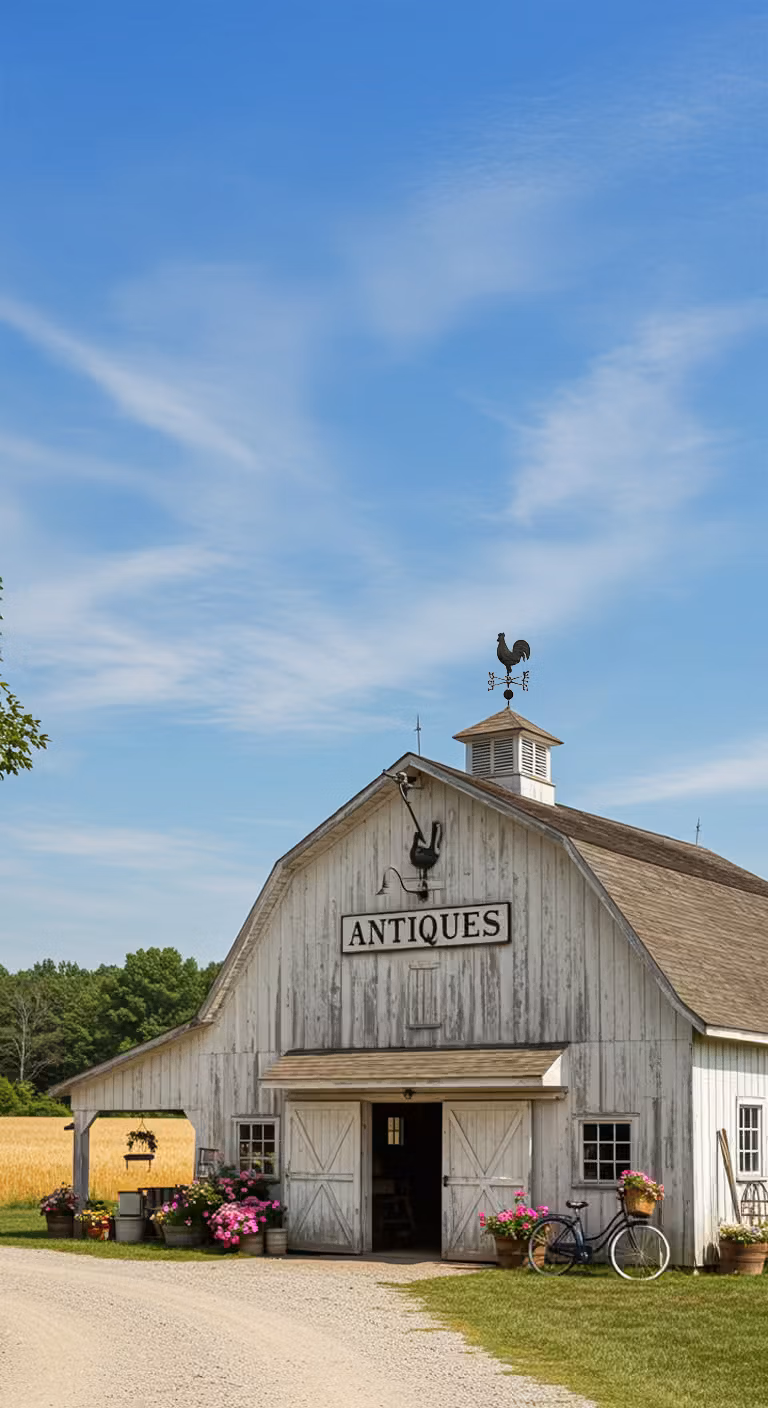 The Antique Shack antique-barn - vertical view